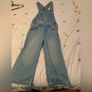 Denim girl overalls